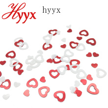 HYYX Best Sale New Customized Valentinstag und Hochzeit Veranstaltungsort Dekoration Pailletten